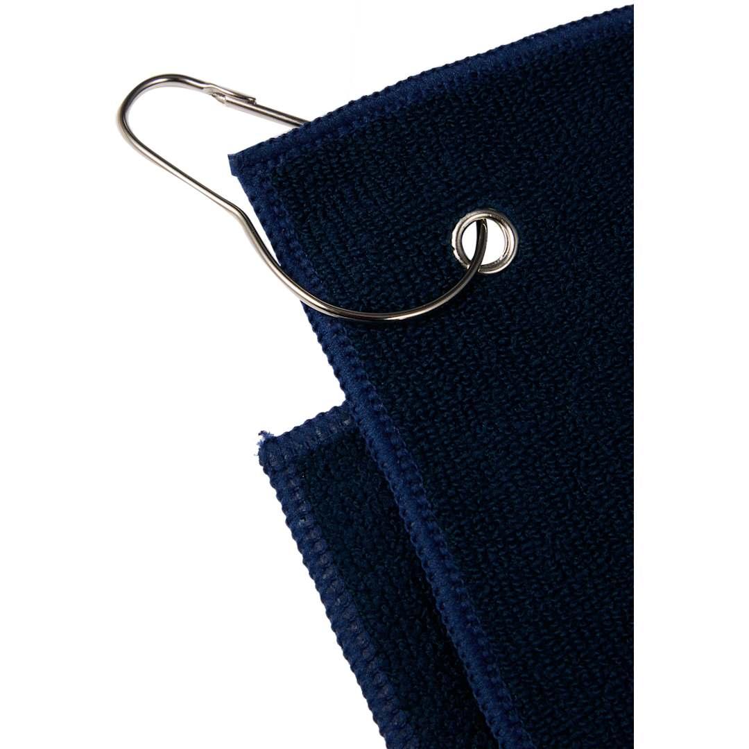 15 X 18 recycled 300g terry polyester towel Black miniatura 4