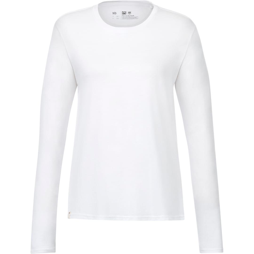 Tentree organic cotton longsleeve tee - womens White miniatura 3
