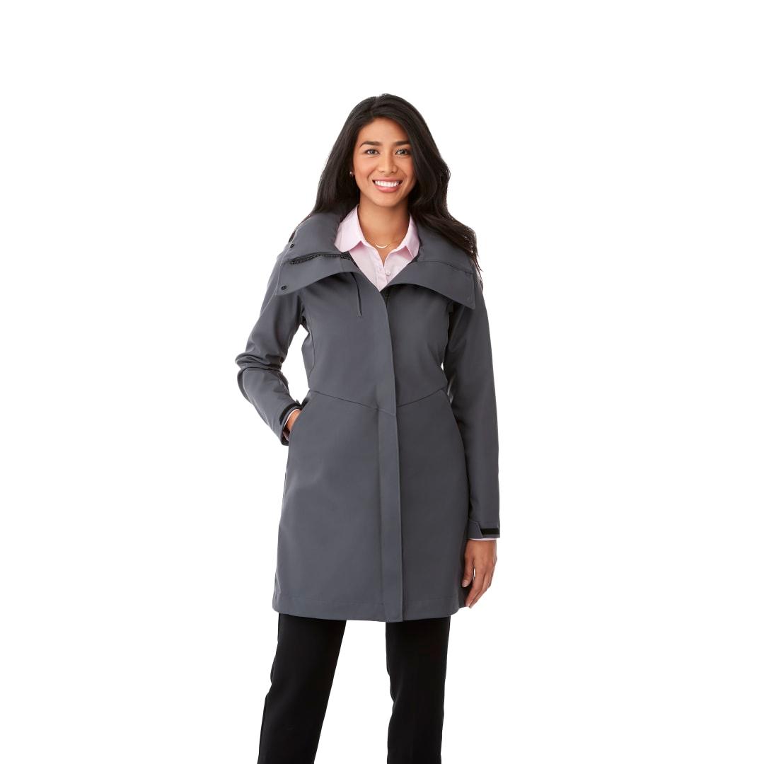 Womens manhattan softshell jacket Grey miniatura 9