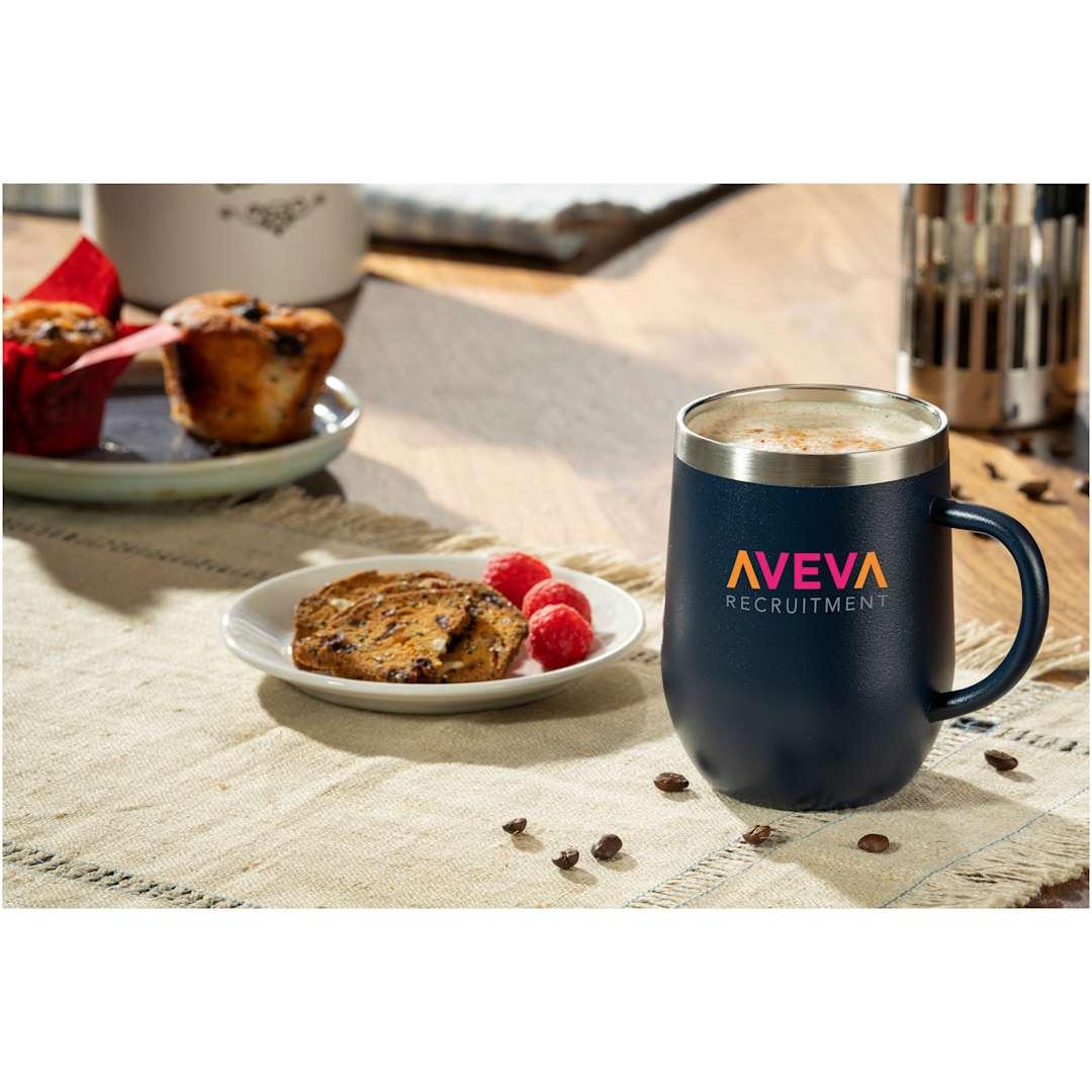 Brew copper vacuum insulated mug 12oz Black miniatura 14