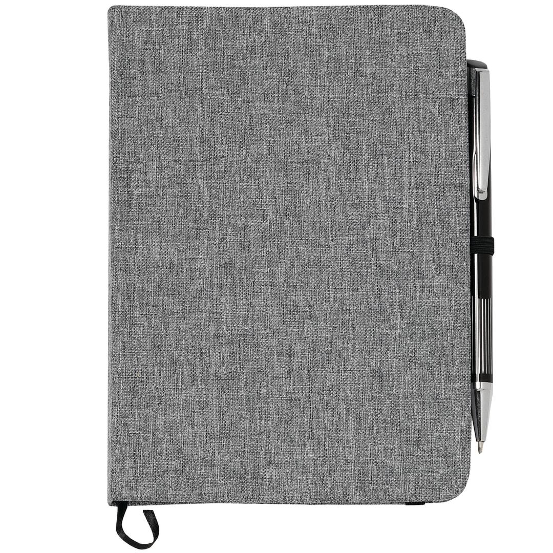 Fsc® mix 5 x 7 heathered bound notebook Grey miniatura 8