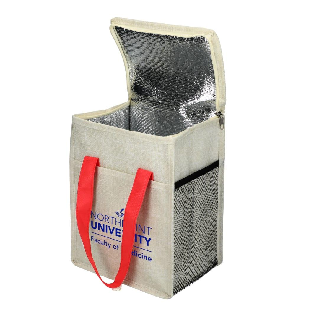 Ares recycled non-woven 12 can cooler Black miniatura 33