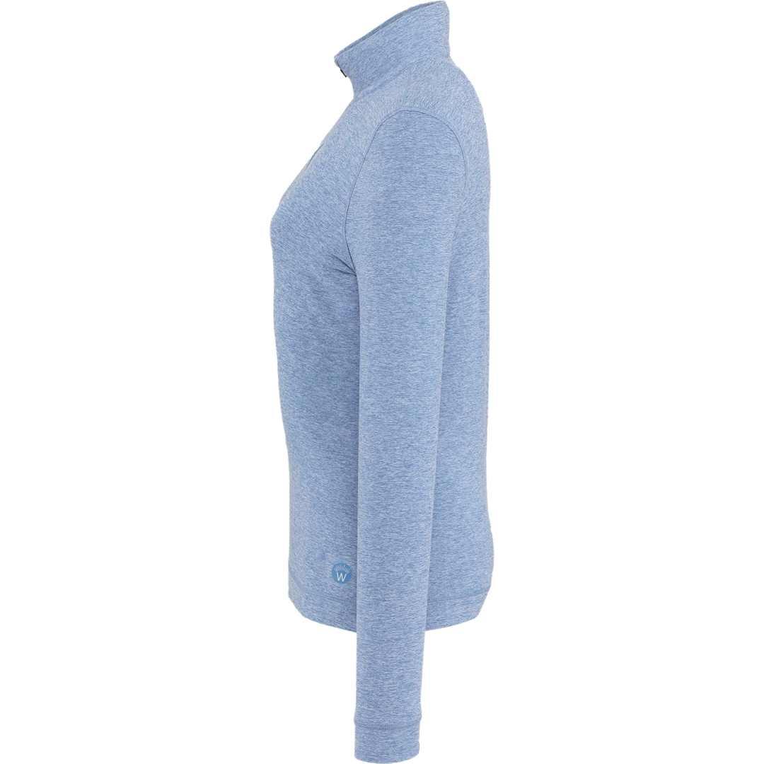 Wellable womens knit 1/4 zip Dark Gray miniatura 8