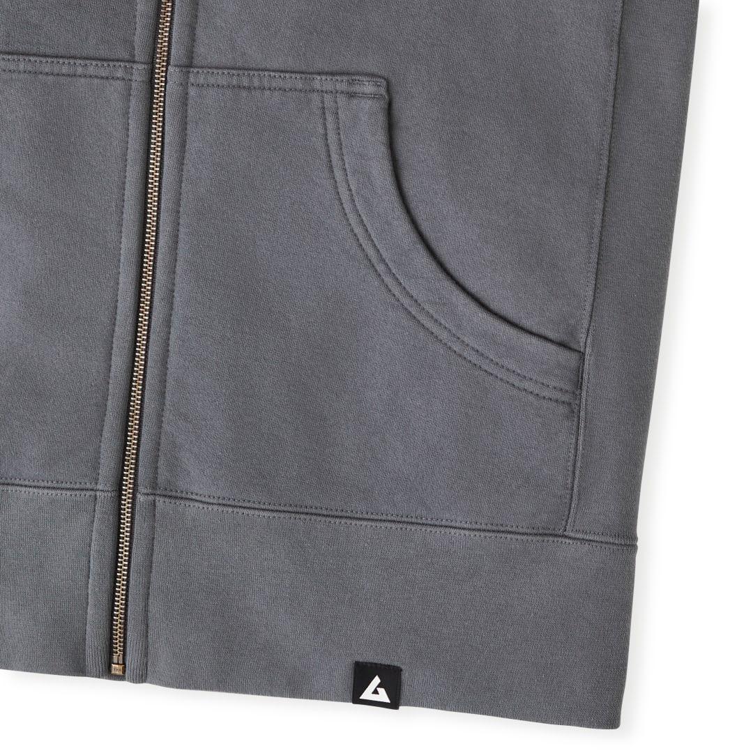 American giant classic full zip hoody - mens Grey miniatura 8