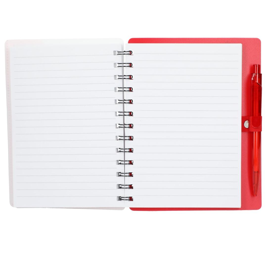 5 X 7 recycled pace spiral notebook w pen Black miniatura 12
