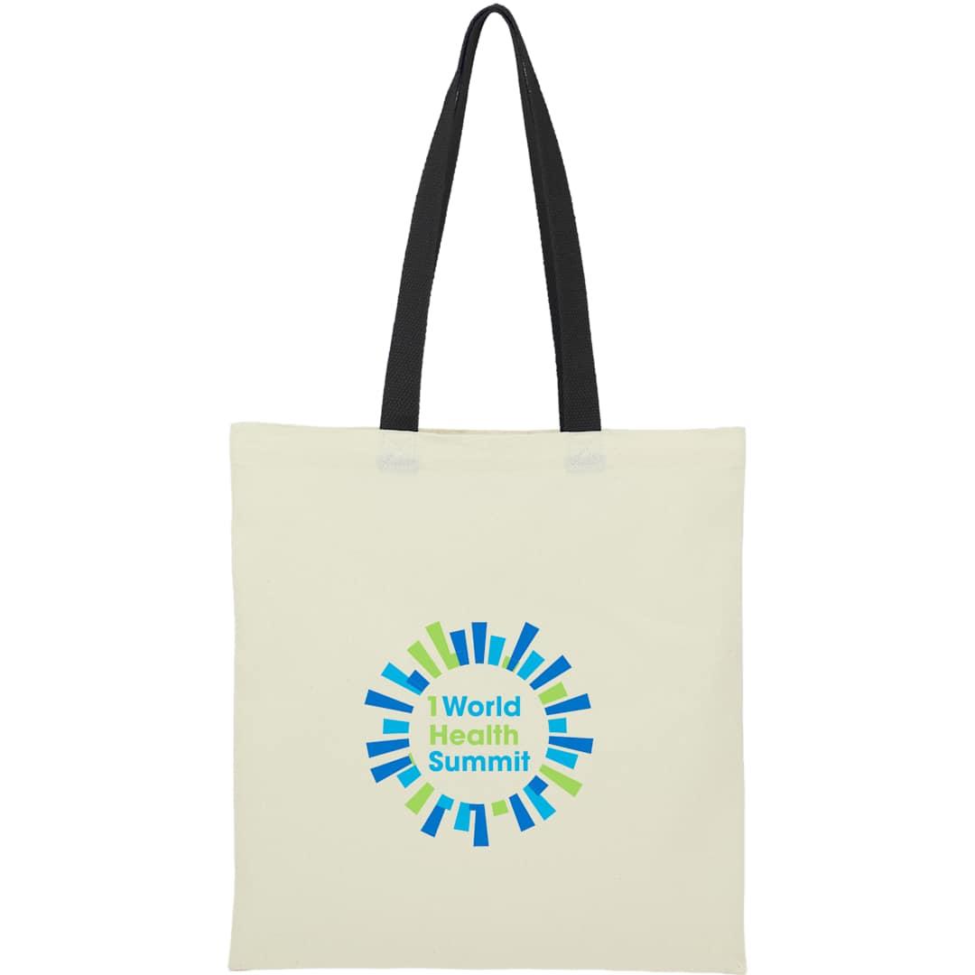Nebraska 4oz recycled cotton convention tote Black miniatura 8