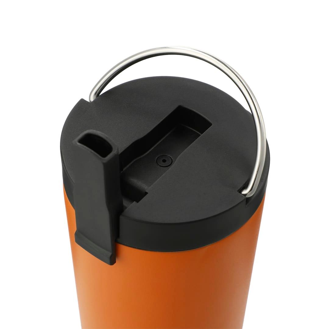 Thor copper insulated tumbler 24oz flip straw lid Black miniatura 20