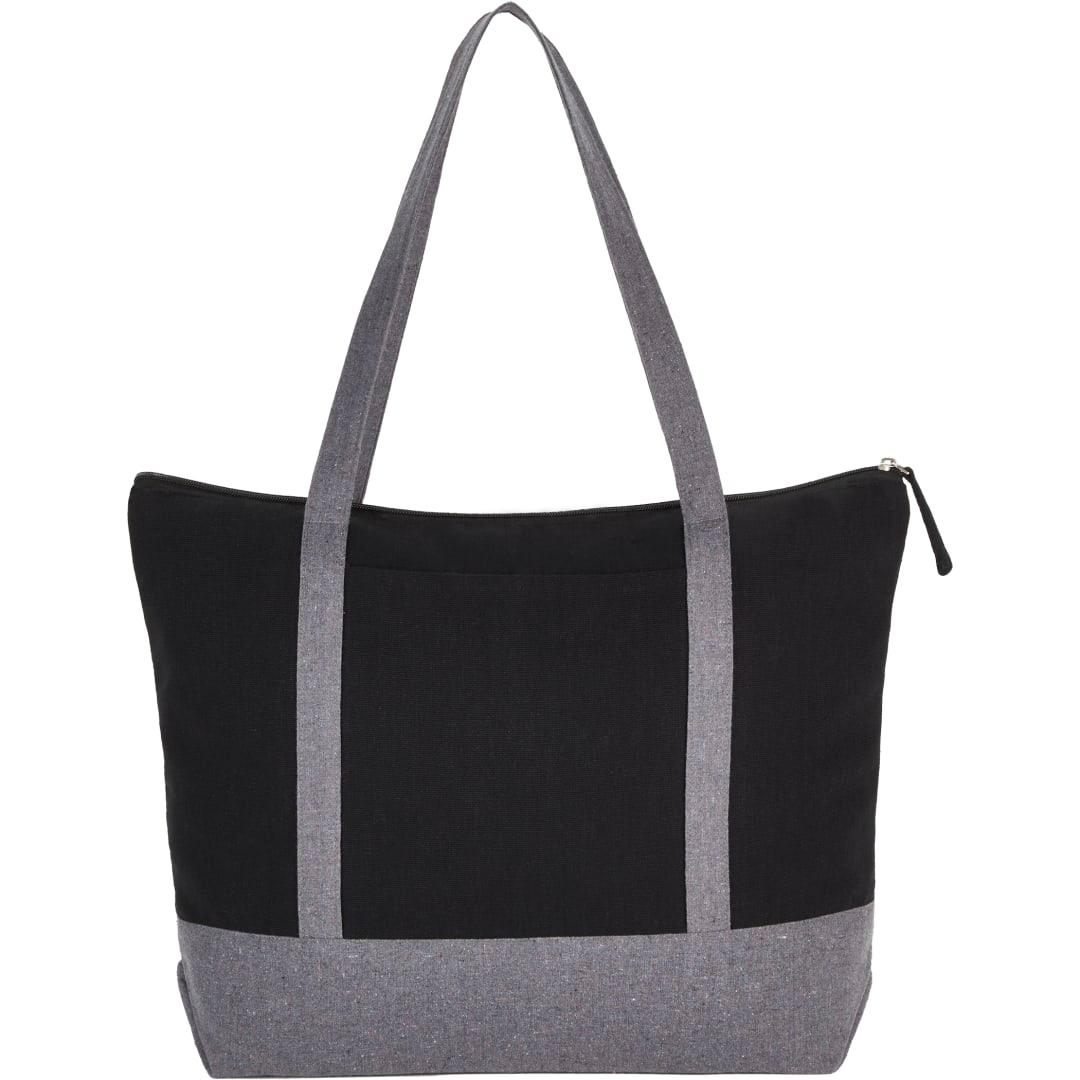 Repose 10oz recycled cotton zippered tote Grey miniatura 6