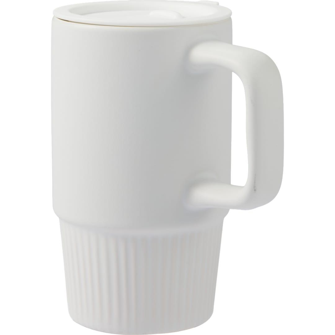 Camden 13oz ceramic mug w/ lid Black miniatura 29