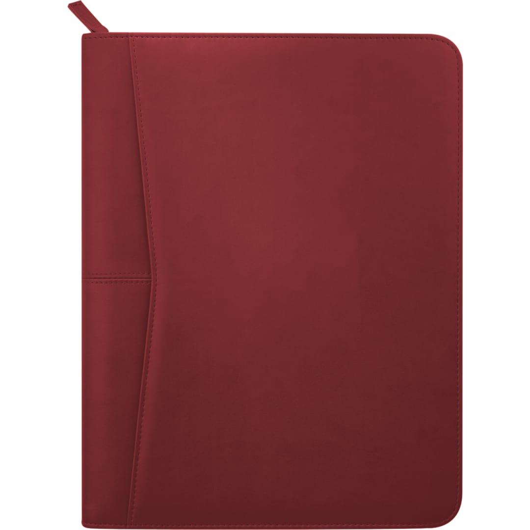Fsc® mix pedova™ recycled zippered padfolio Red miniatura 14