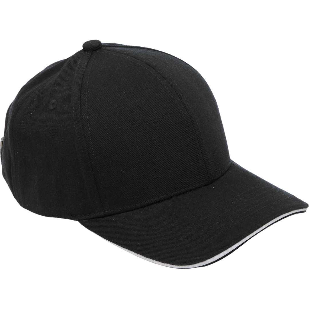 Recycled cotton twill 6 panel split peak ballcap Royal miniatura 19