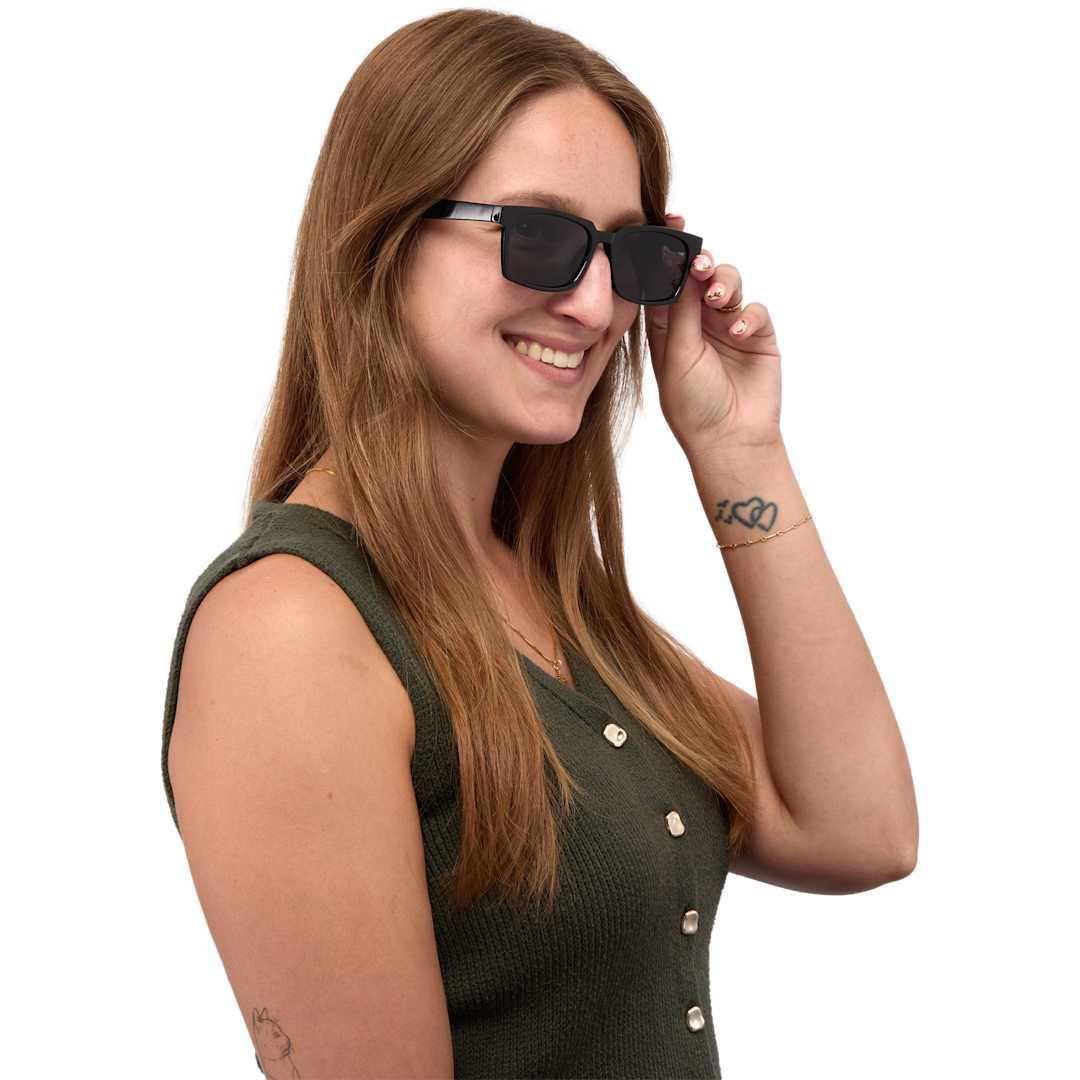 Ashley recycled square sunglasses Black miniatura 8
