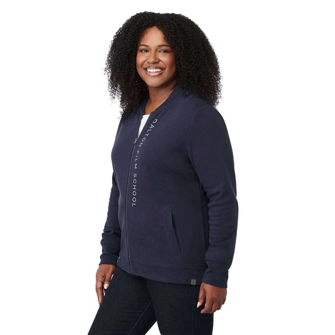 Rigi eco knit full zip - womens Navy Blue miniatura 6