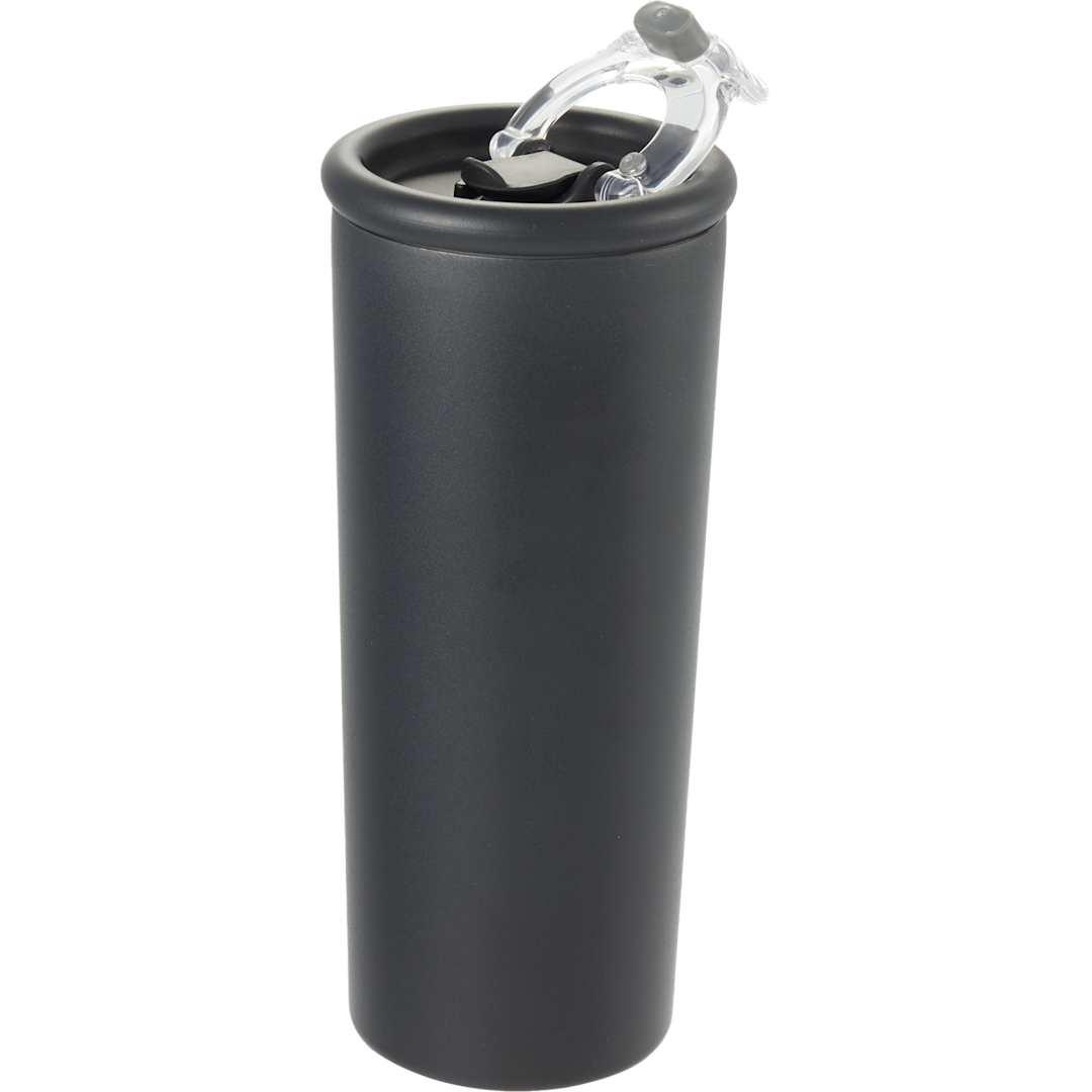 Kyser recycled vacuum tumbler w/ straw 20oz Black miniatura 4