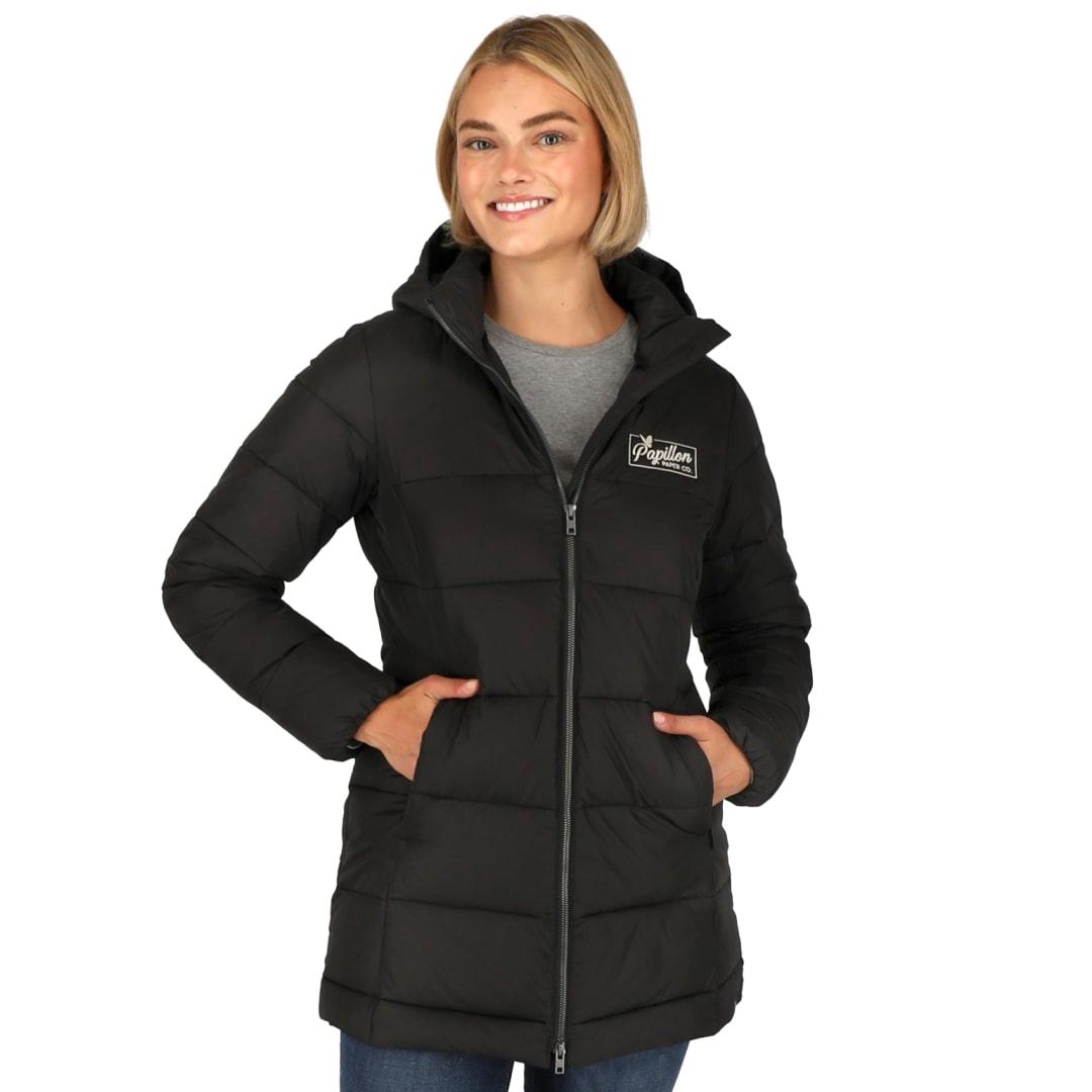 Geneva eco long packable insulated jacket-womens Blue miniatura 12