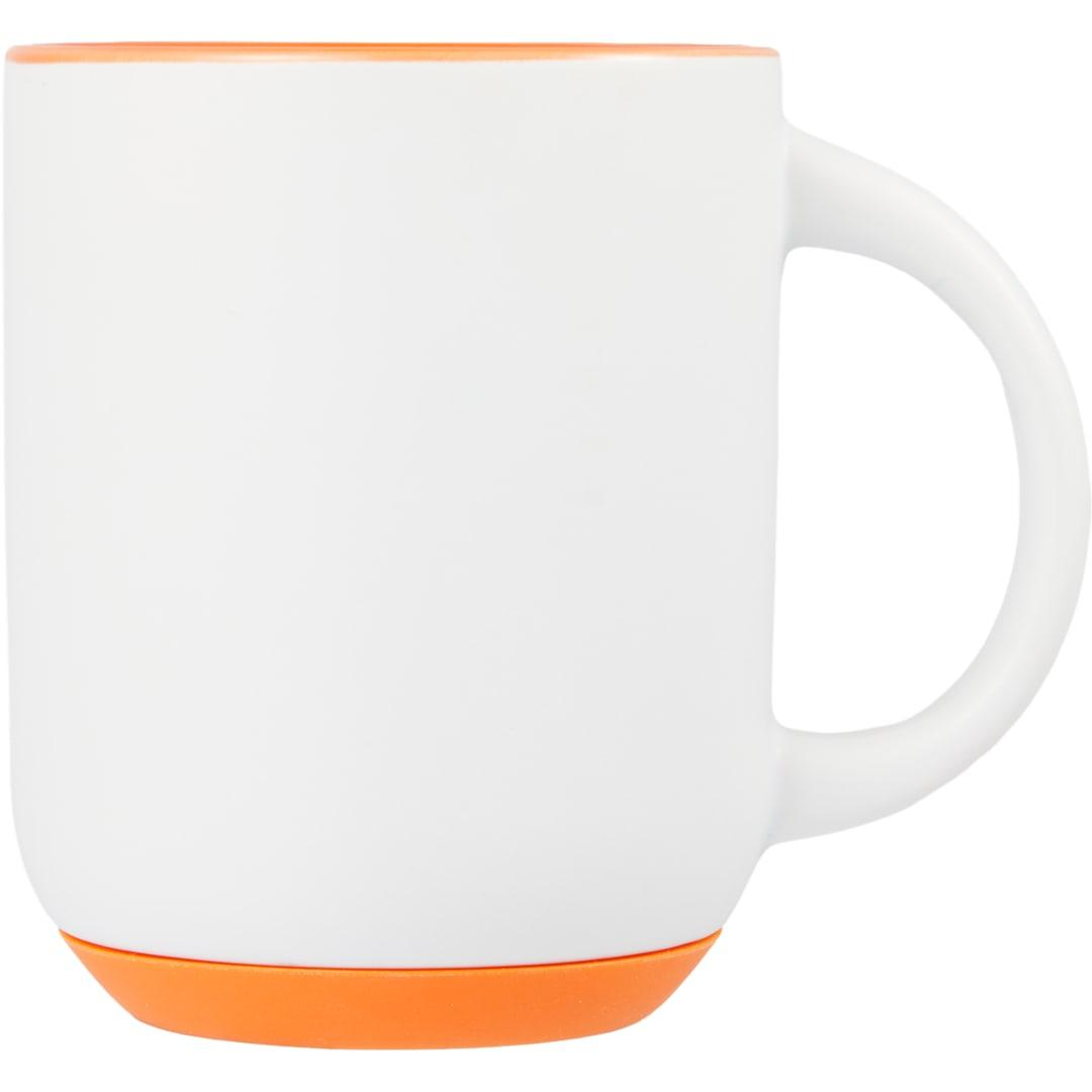 Isaac ceramic mug w/ rubber bottom 14oz White thumbnail 26