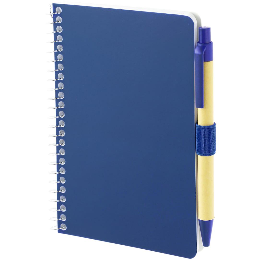 Fsc® mix 4 x 6 pocket spiral notebook with pen Black miniatura 10