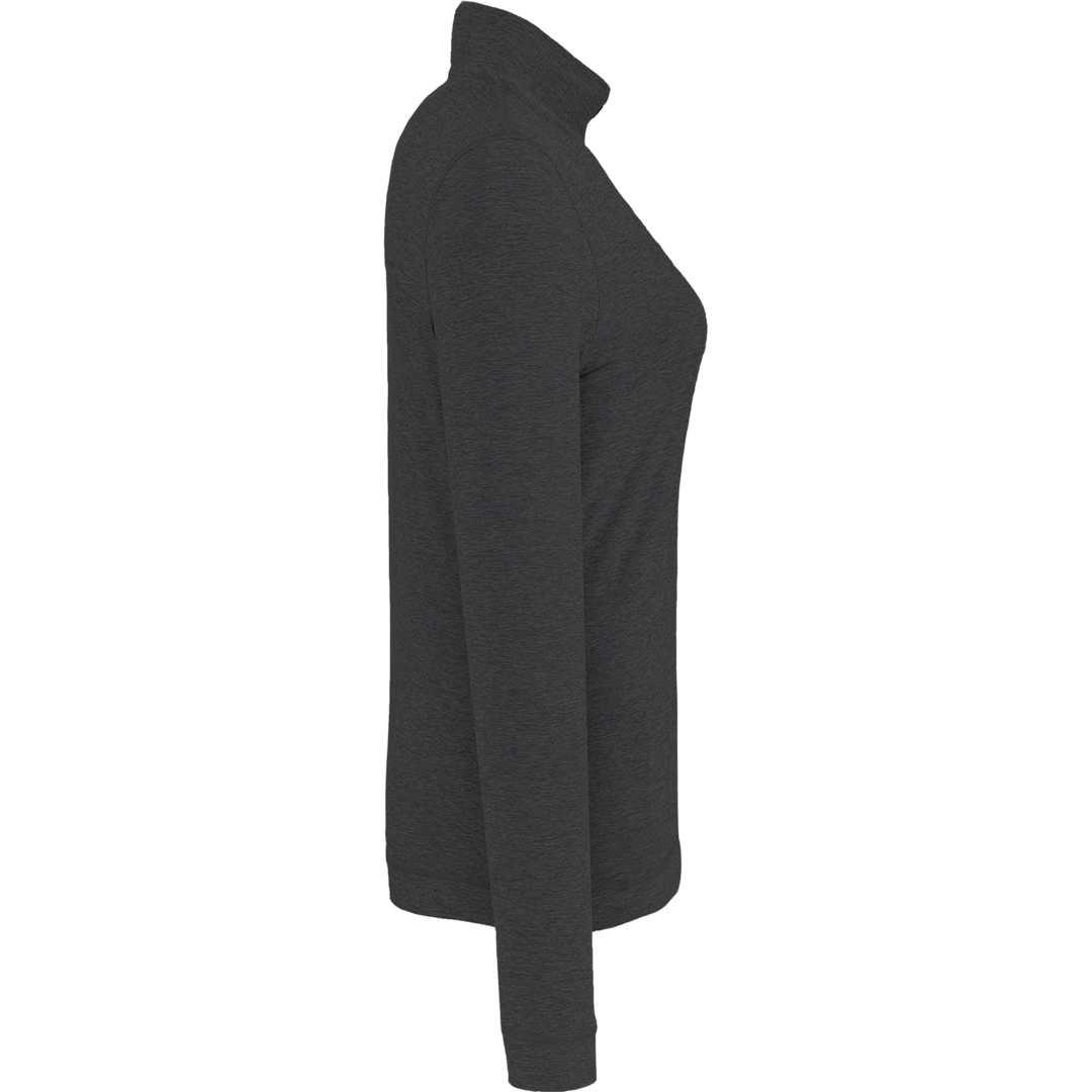 Wellable womens knit 1/4 zip Dark Gray miniatura 15