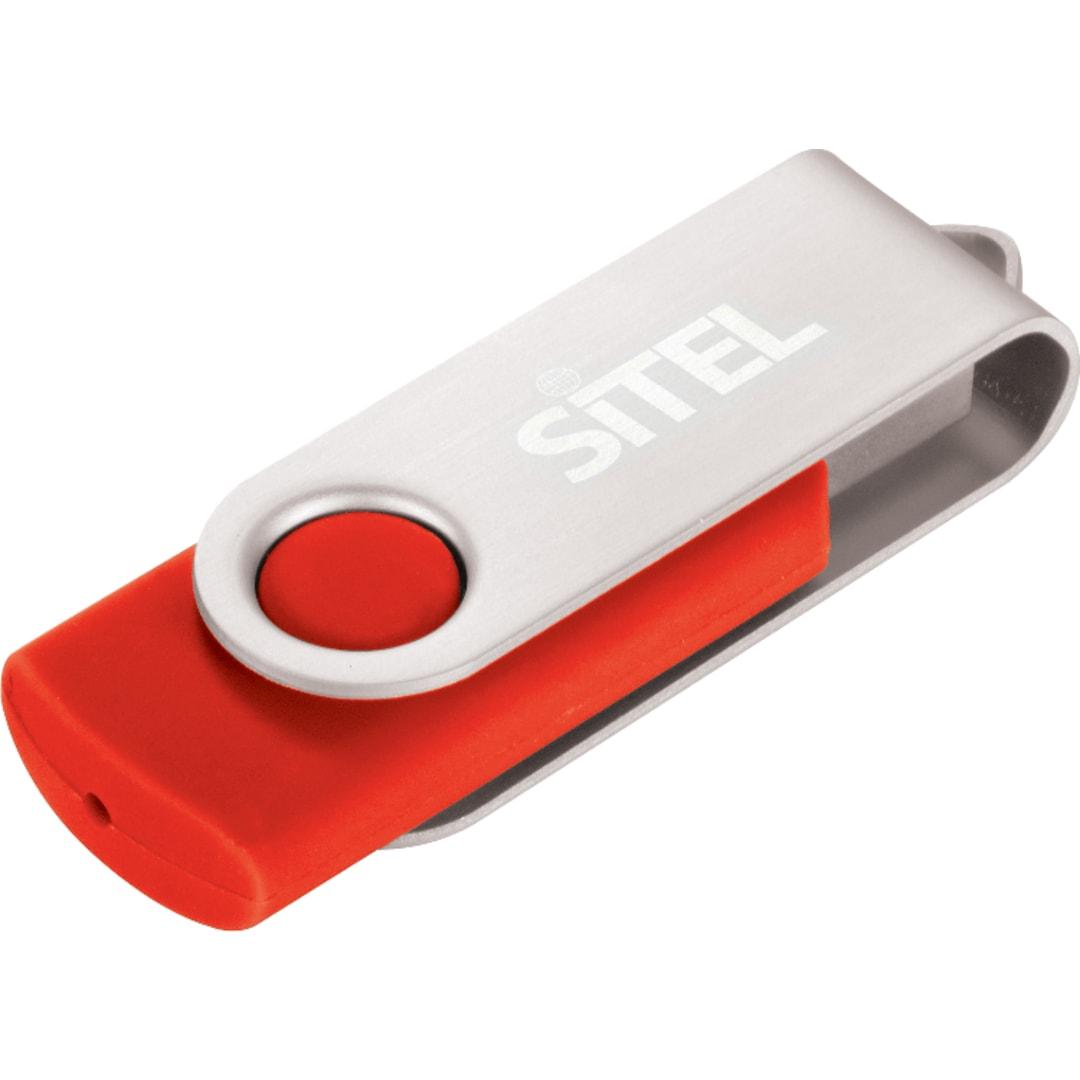 Rotate flash drive 4gb Red miniatura 15