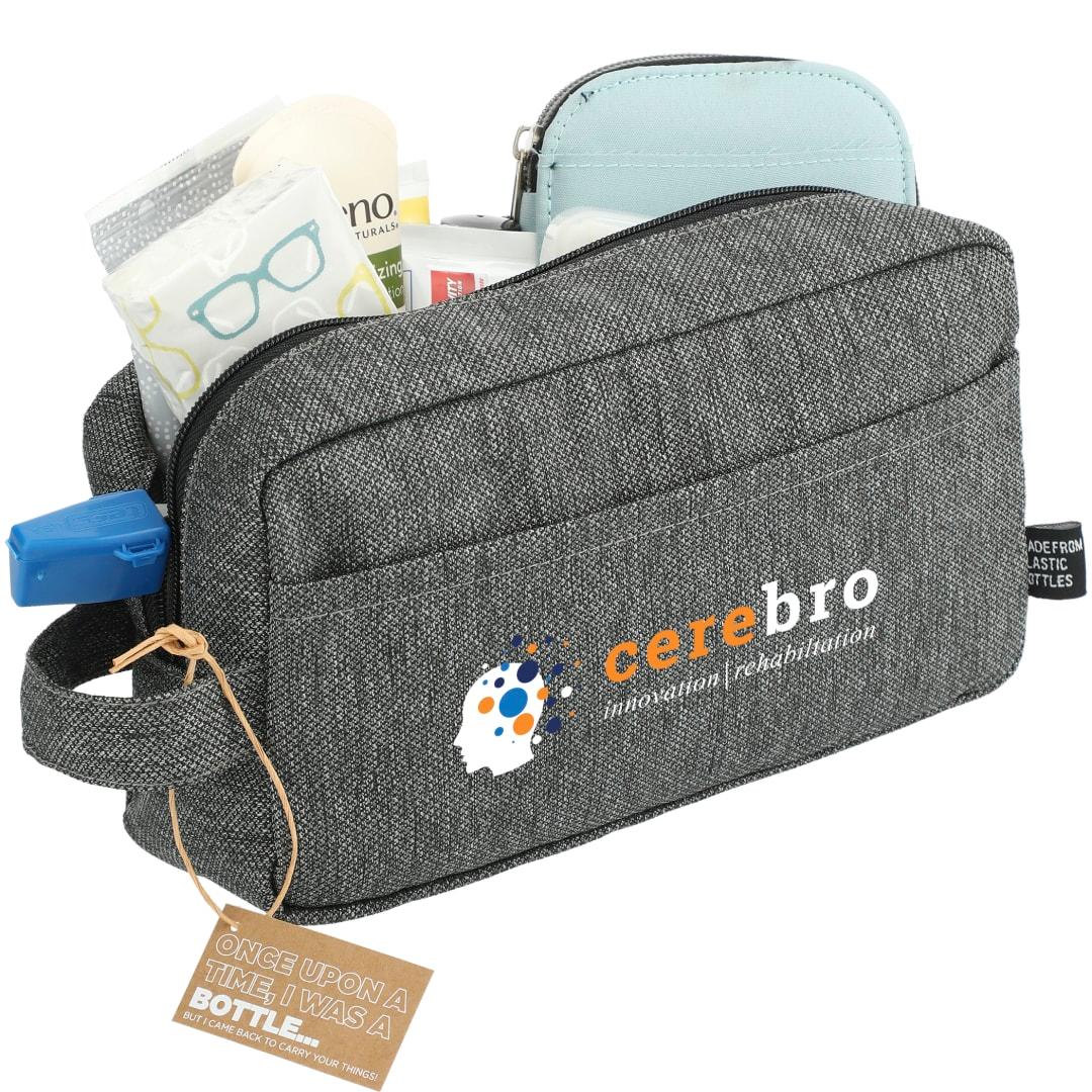 Vila recycled dopp kit pouch Graphite miniatura 10
