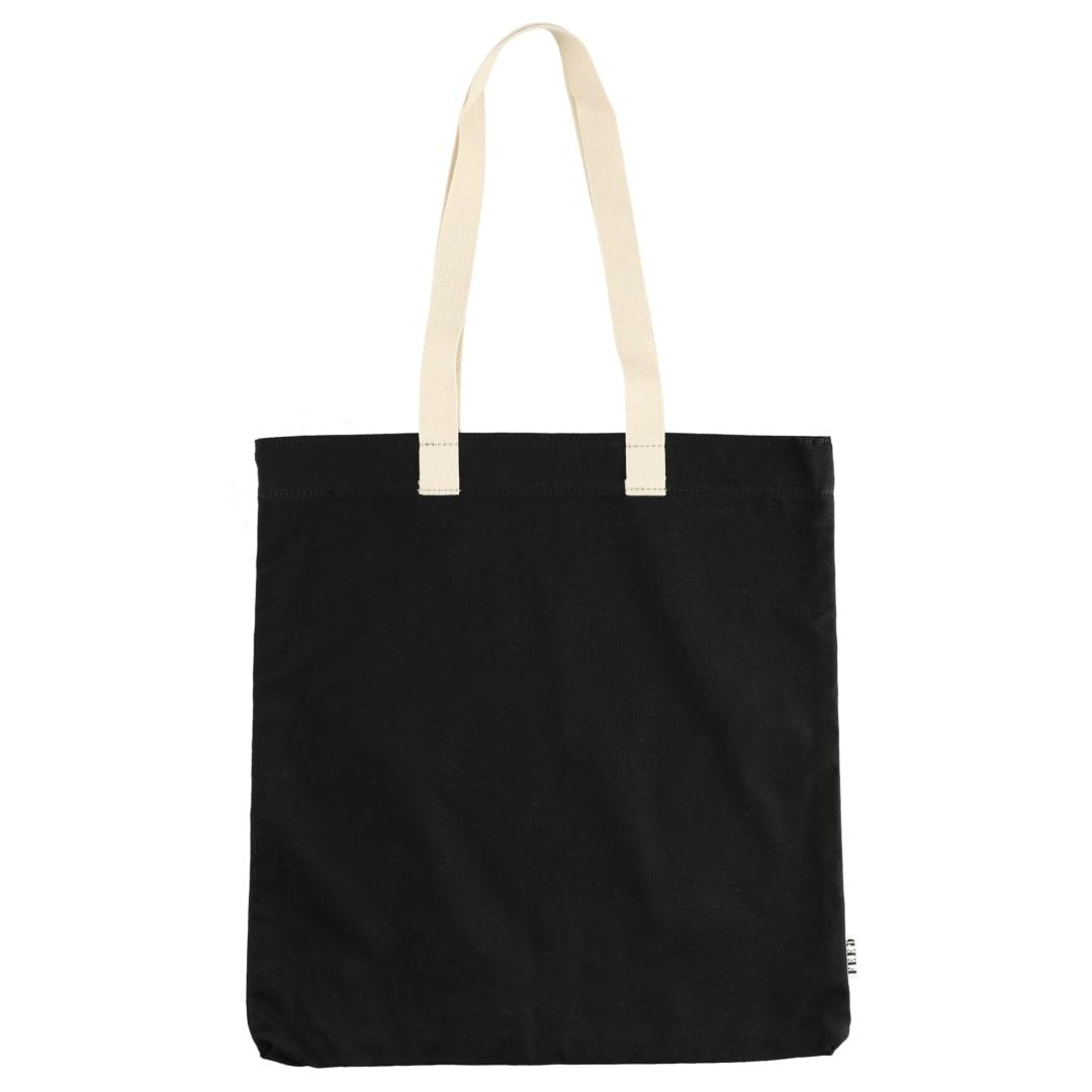Feed organic cotton convention tote Black miniatura 5