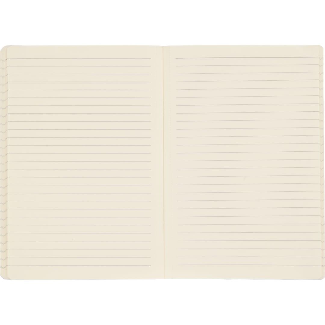 5.5 X 8 fsc ® recycled mano slim meeting journal Black miniatura 32