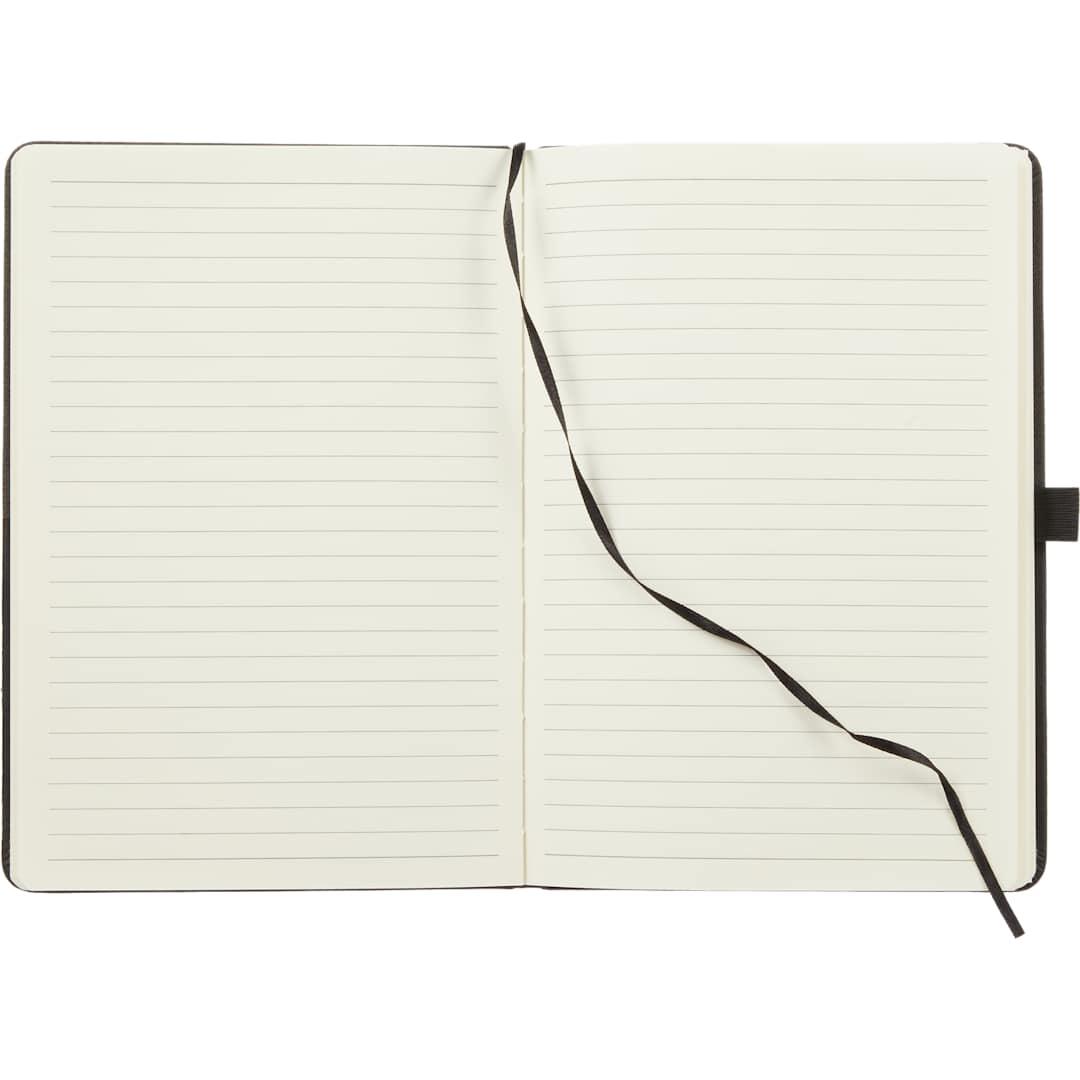 5.5 X 8.5 fsc® recycled chesapeake bound journal Black miniatura 6