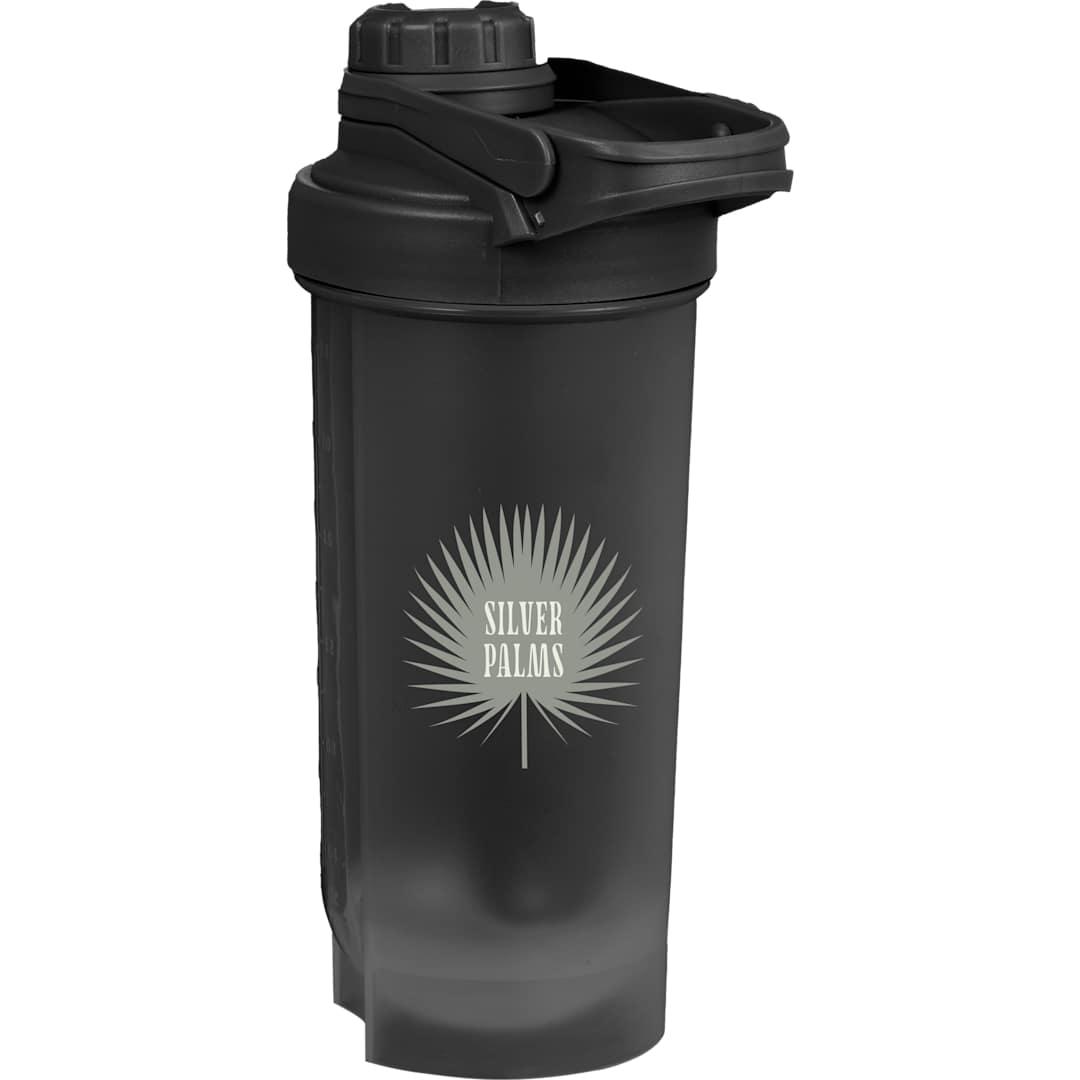 Buddy 24oz recycled protein shaker bottle Clear miniatura 7