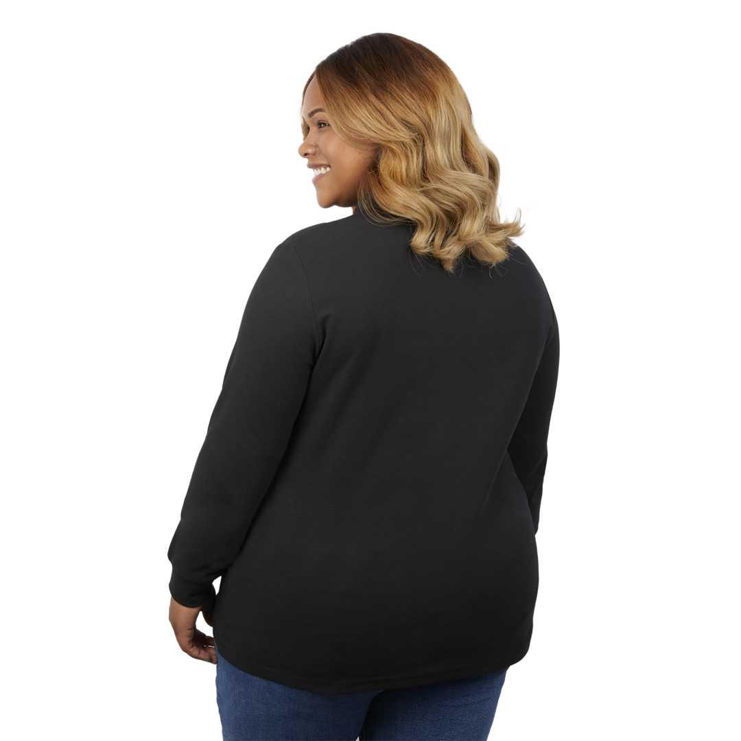 Palo long sleeve 100% cotton pique polo - womens Navy Blue miniatura 20
