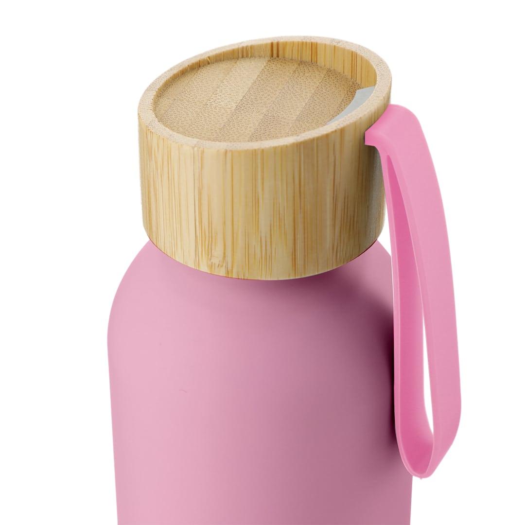 Ryze aluminum bottle 22 oz w/ fsc® 100% bamboo lid White miniatura 7
