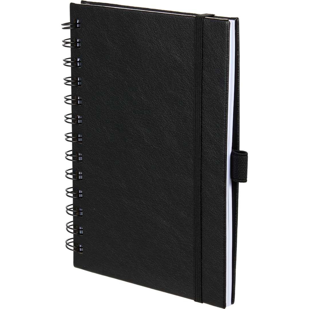 5 X 7 fsc® recycled morano spiral journal Navy Blue front