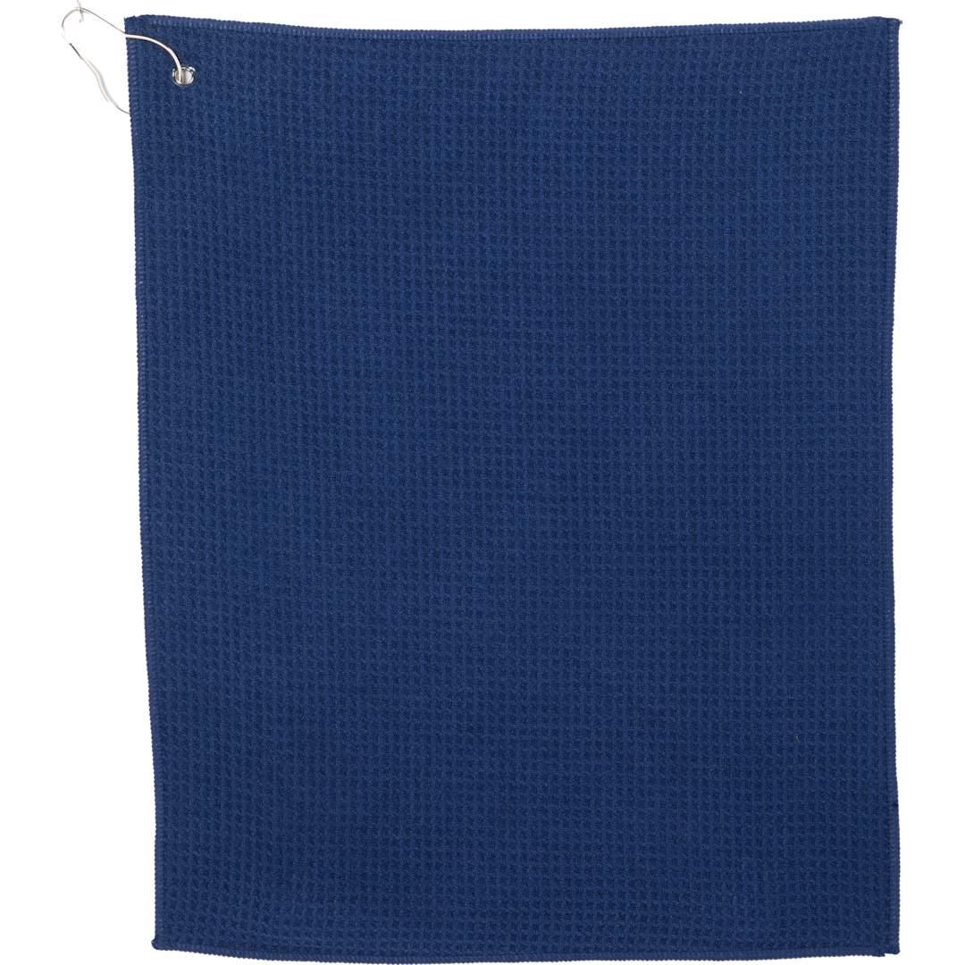 15 X 18 recycled 200g microfiber waffle towel Black miniatura 5