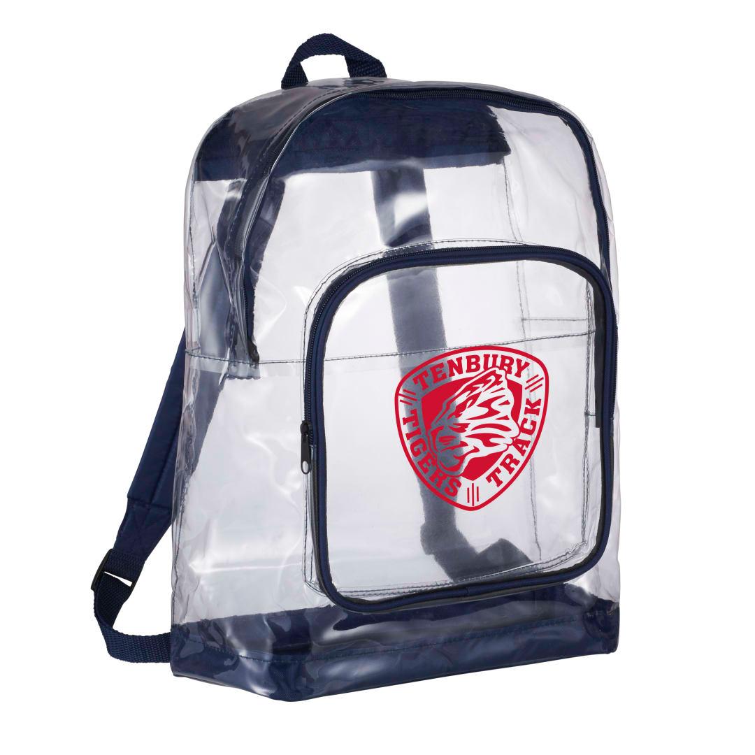 Rally clear backpack Black miniatura 17
