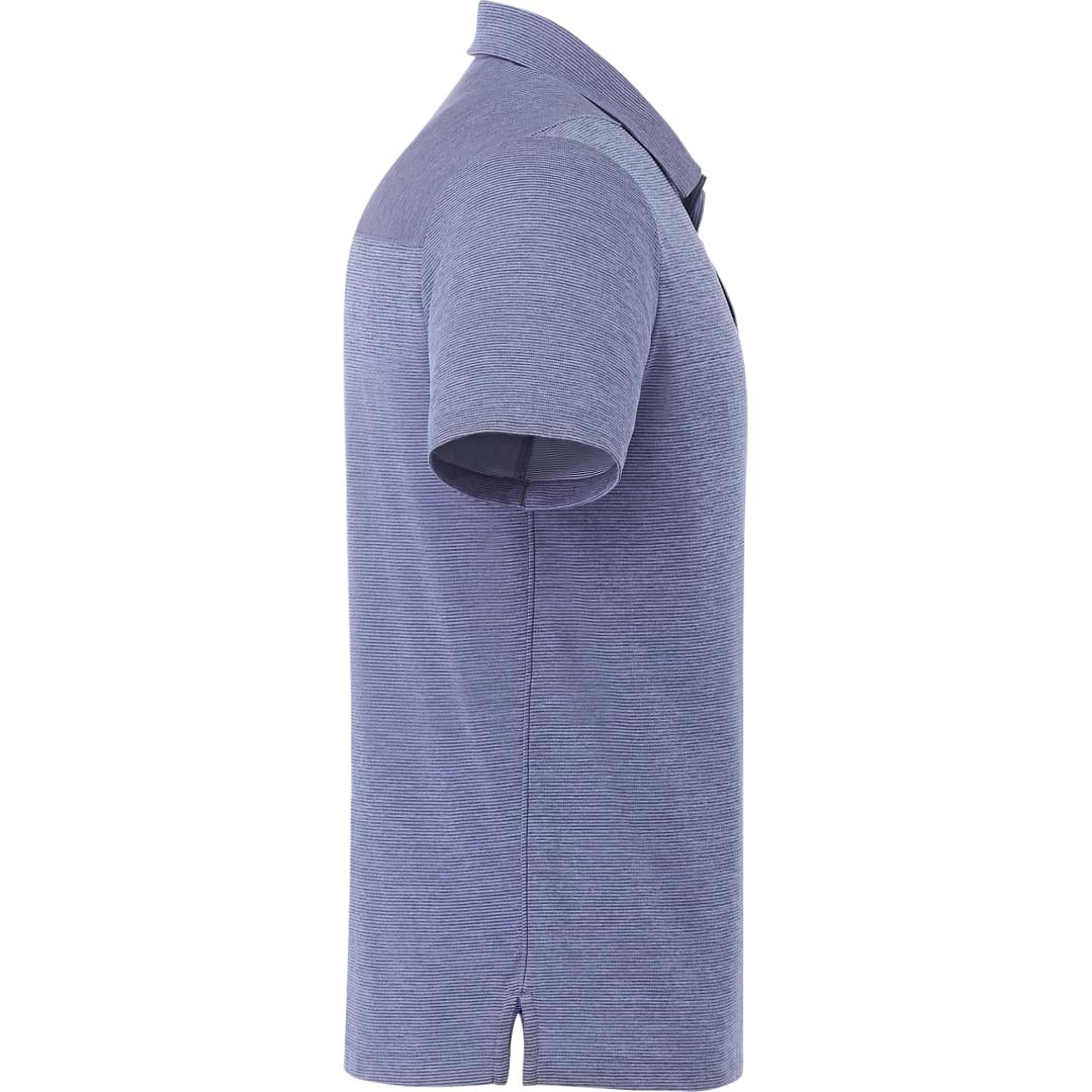 Mens dege eco ss polo Blue miniatura 6