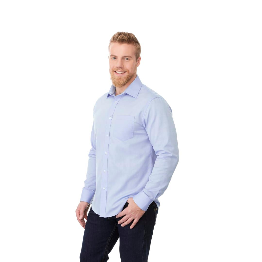 Mens pierce long sleeve shirt White miniatura 5