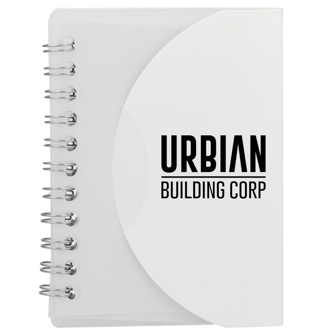 Fsc® recycled 3.4 x 4.5 post spiral notebook Blue miniatura 15