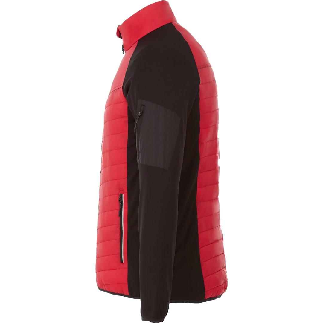 Mens banff hybrid insulated jacket Black front