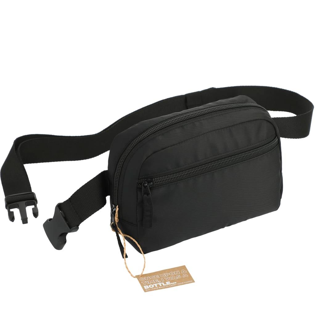 Recycled sport fanny pack Black miniatura 3
