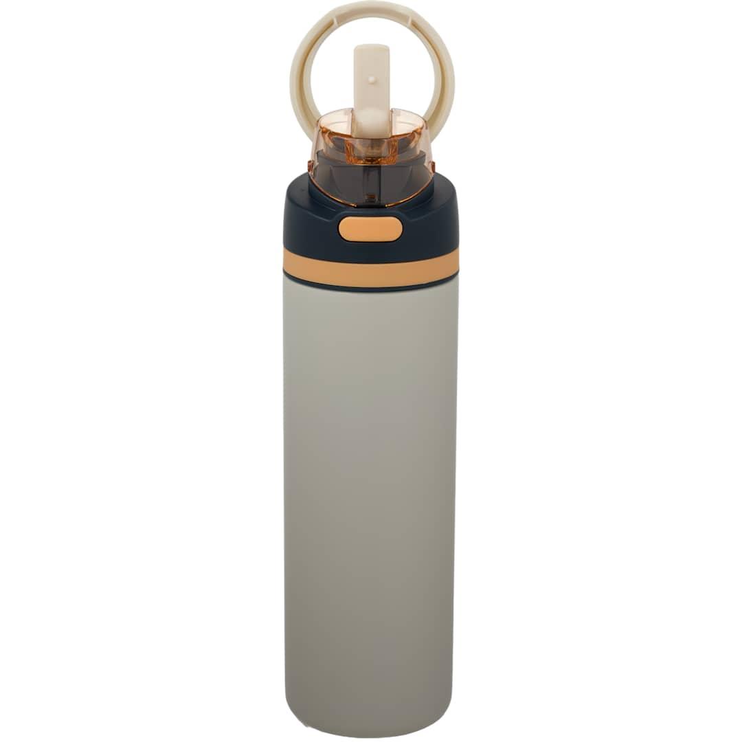 Elvin 28oz recycled stainless flip straw bottle Black miniatura 40