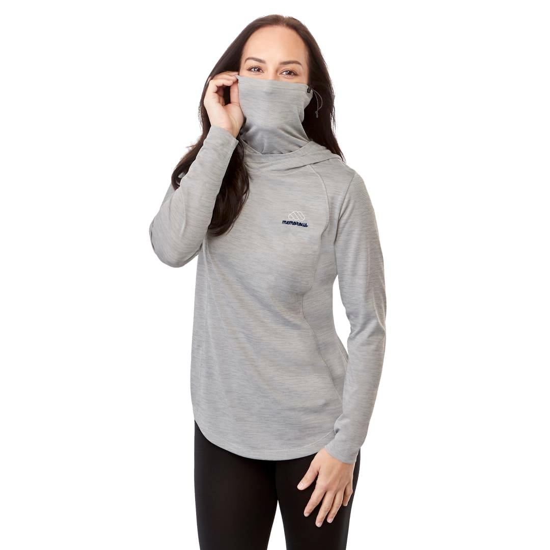 Womens sira eco knit hoody Blue miniatura 17