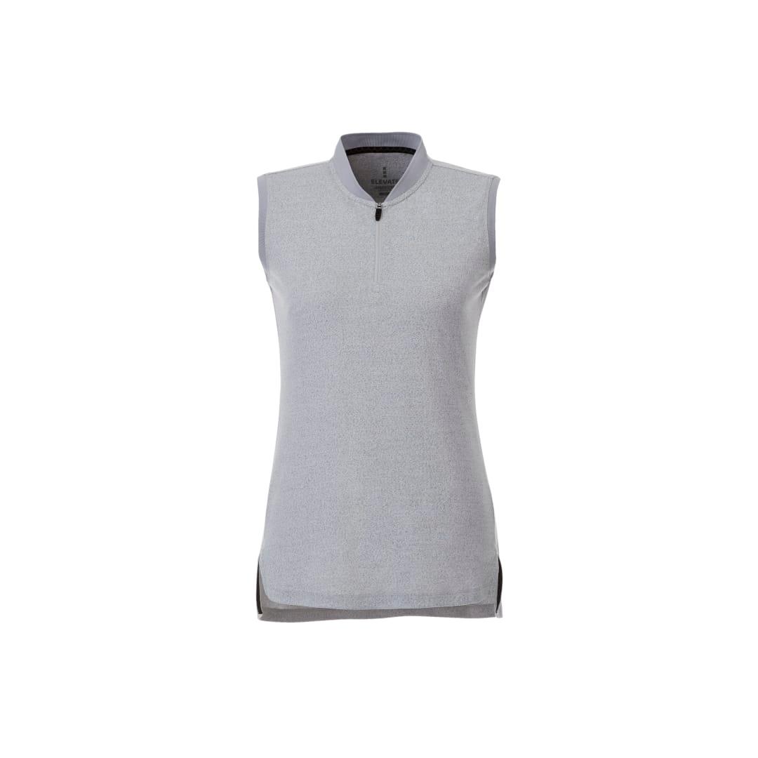 Womens kinport sleeveless polo Wine miniatura 4