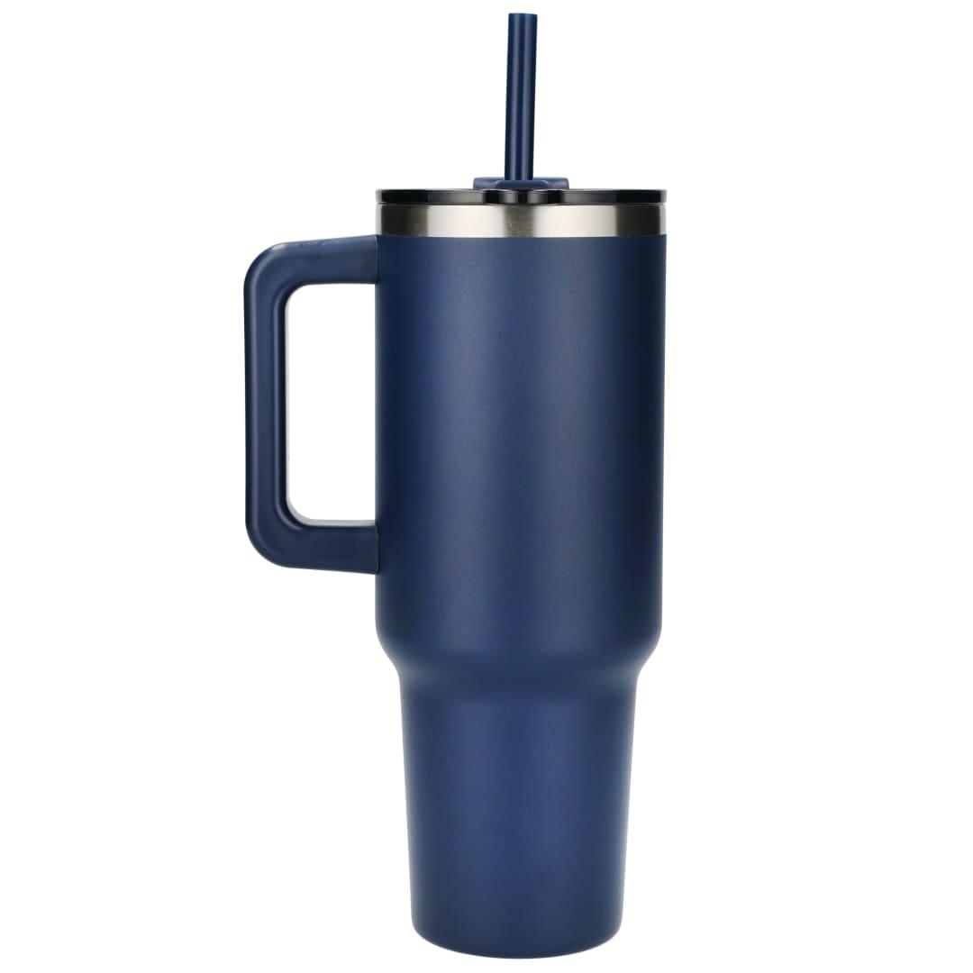 Pinnacle recycled travel tumbler with straw 40oz Black miniatura 25