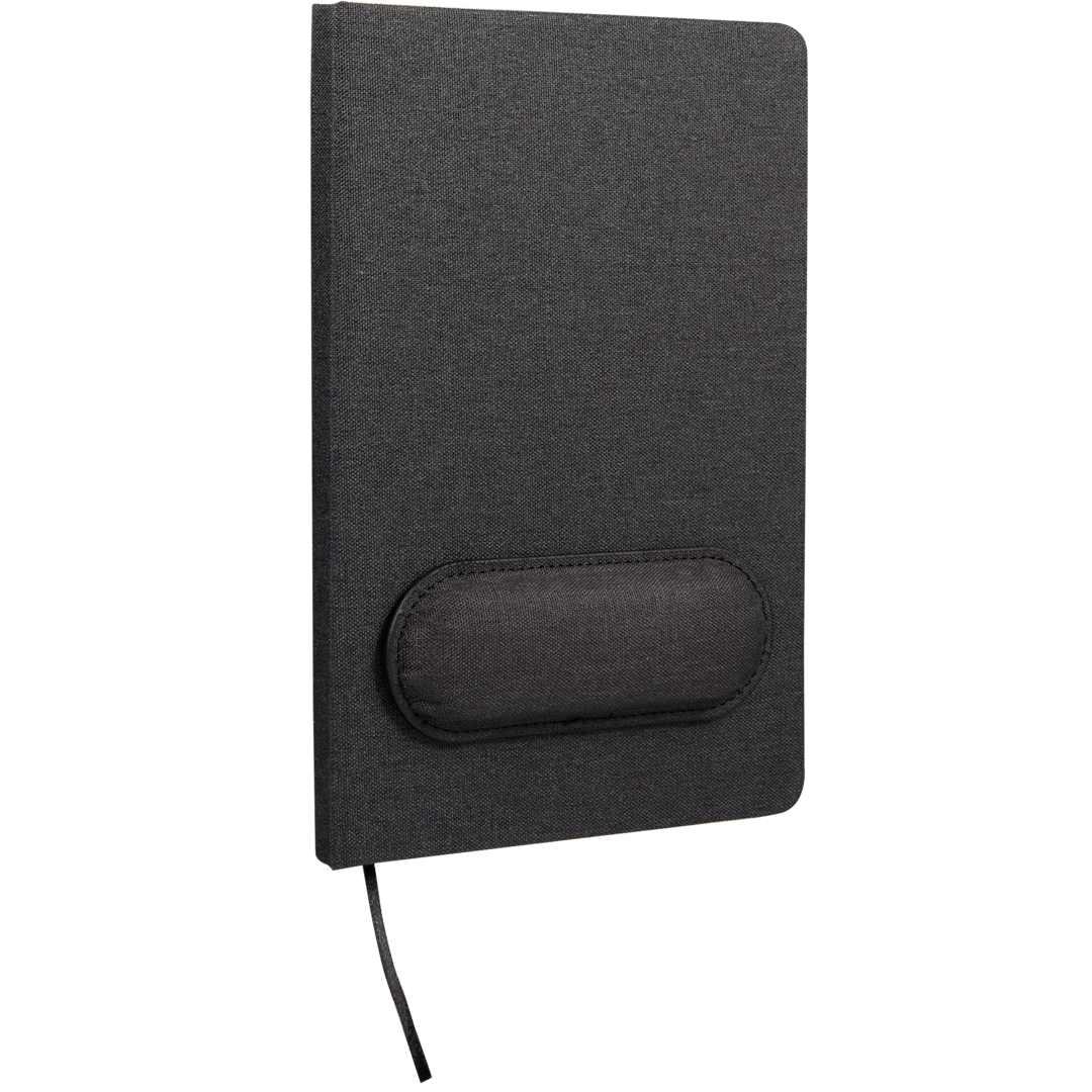 5.5 X 8.5 fsc® recycled mouse pad bound notebook Grey miniatura 12