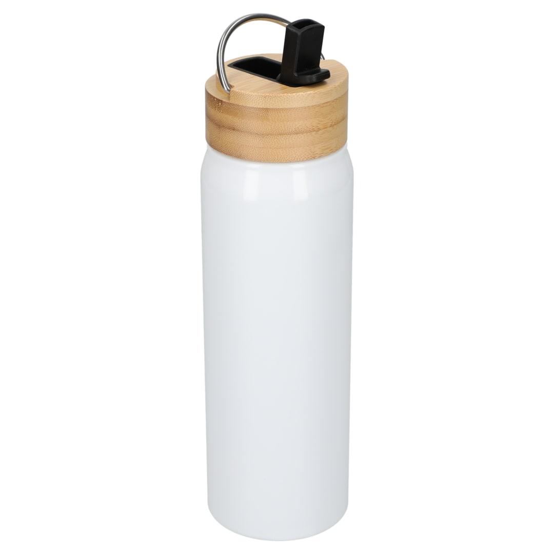 Billy 26oz aluminum bottle w/ fsc® bamboo lid Black miniatura 30