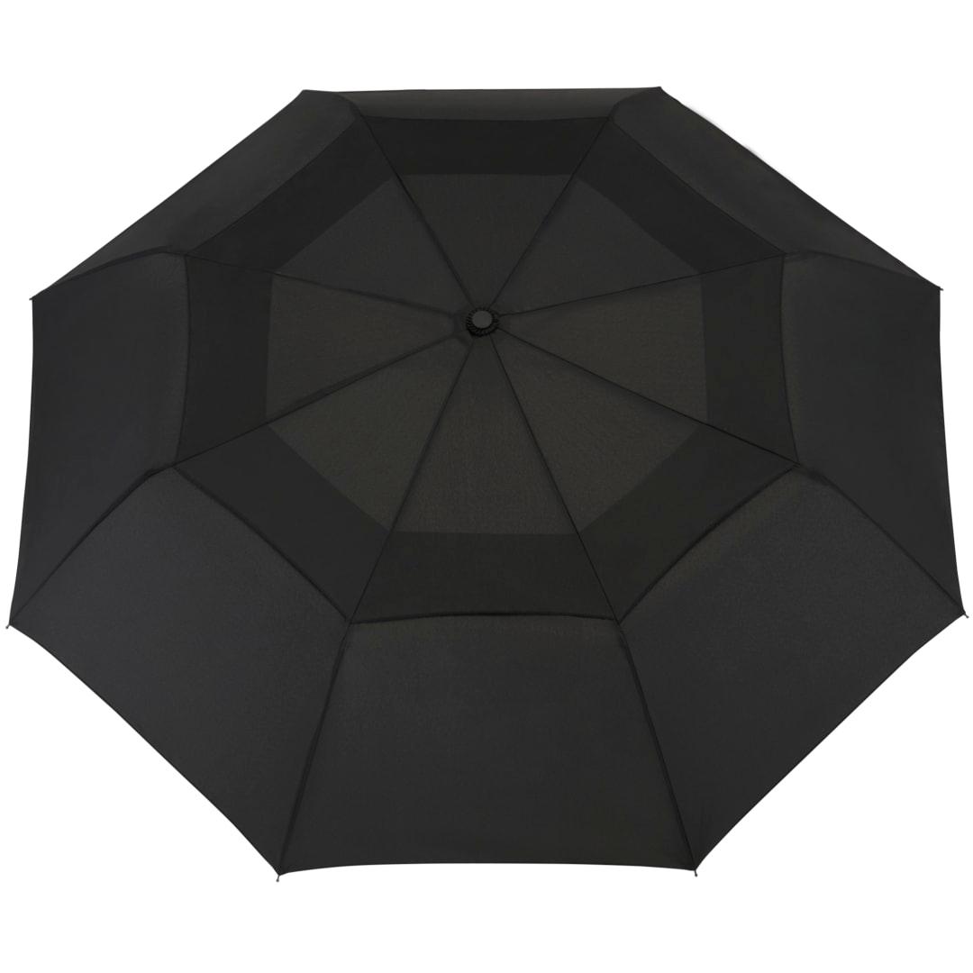 46 Recycled auto open umbrella Black miniatura 9