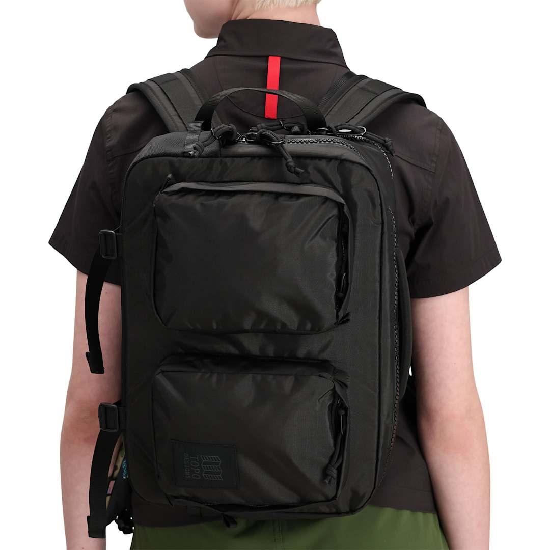 Topo recycled global briefcase Black miniatura 10
