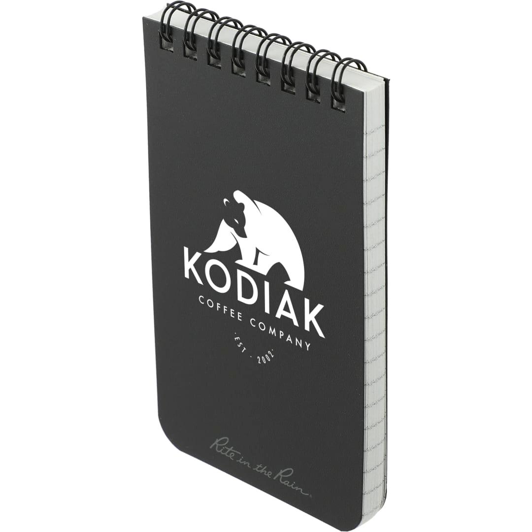 3 X 5 rite in the rain top spiral notebook Black miniatura 11