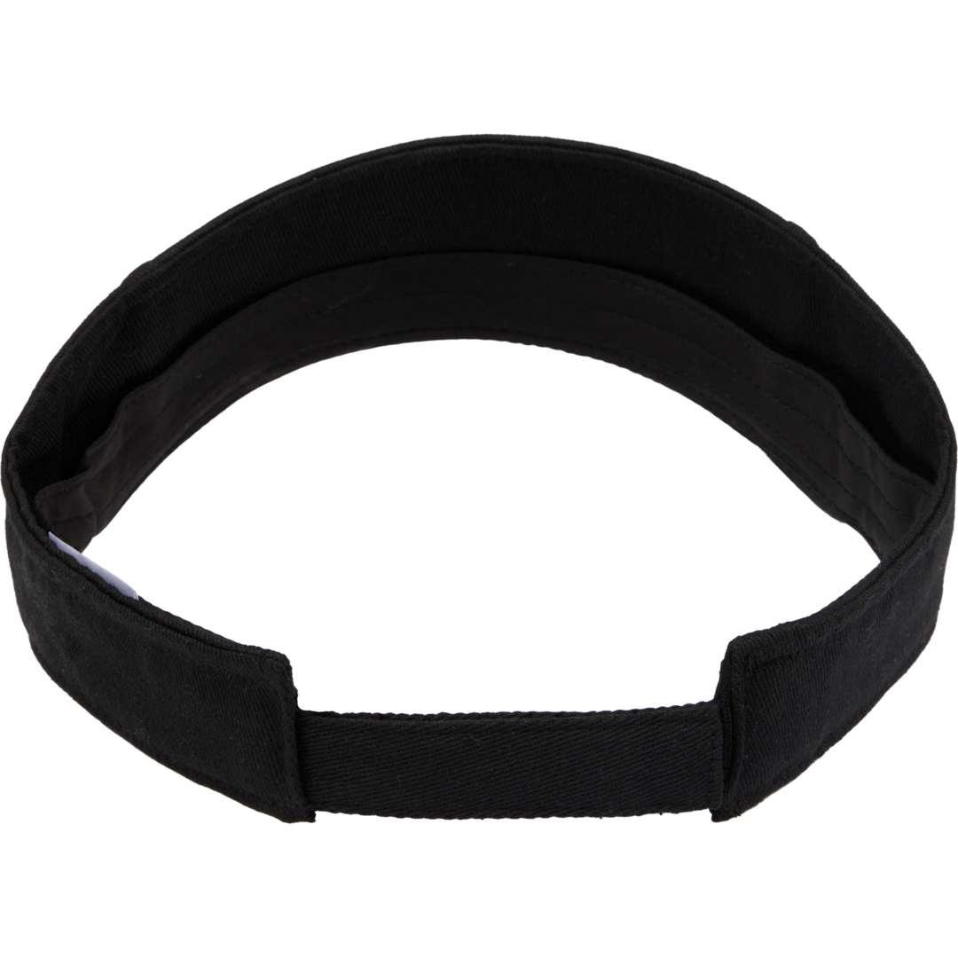 Recycled cotton twill visor - unisex White miniatura 11