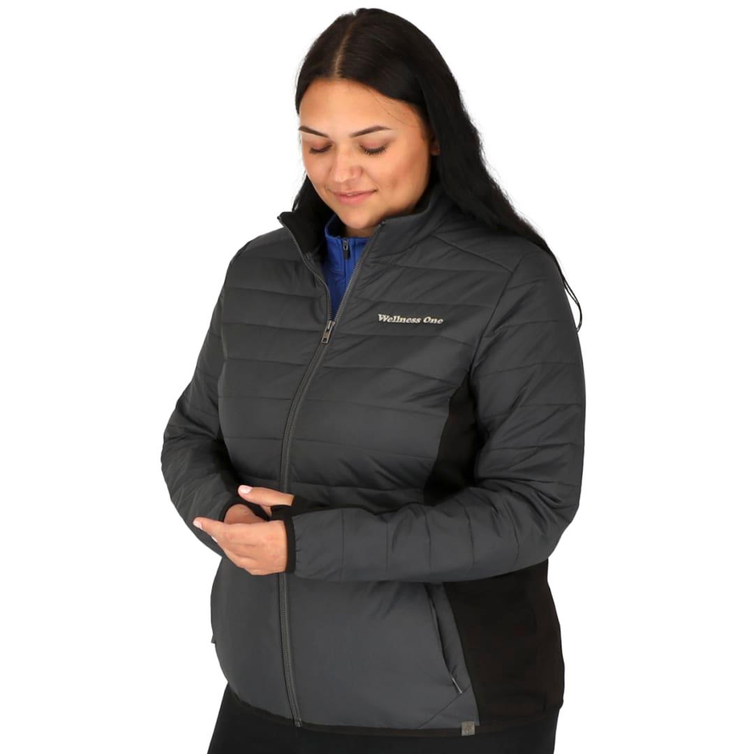 Geneva eco hybrid insulated jacket-womens Grey miniatura 4