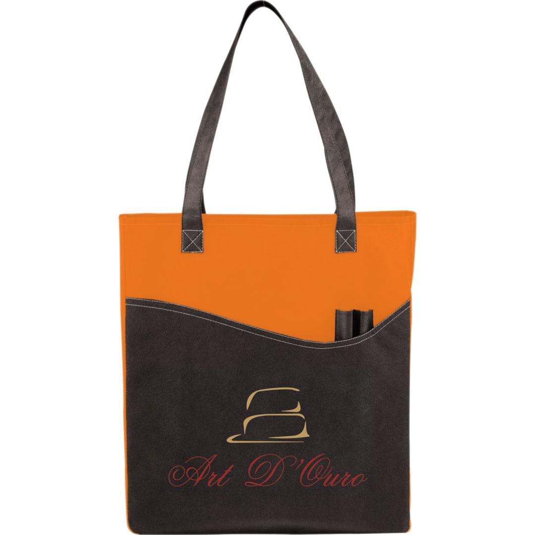 Rivers pocket non-woven convention tote Green miniatura 15